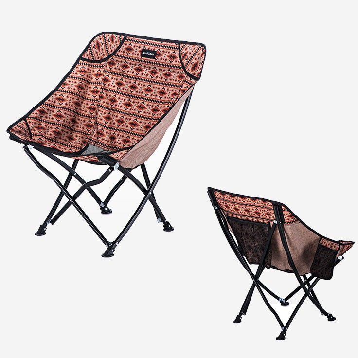 Ghế xếp có tựa lưng Thổ Cẩm Naturehike Portable Folding Moon Chair NH18X004-Y