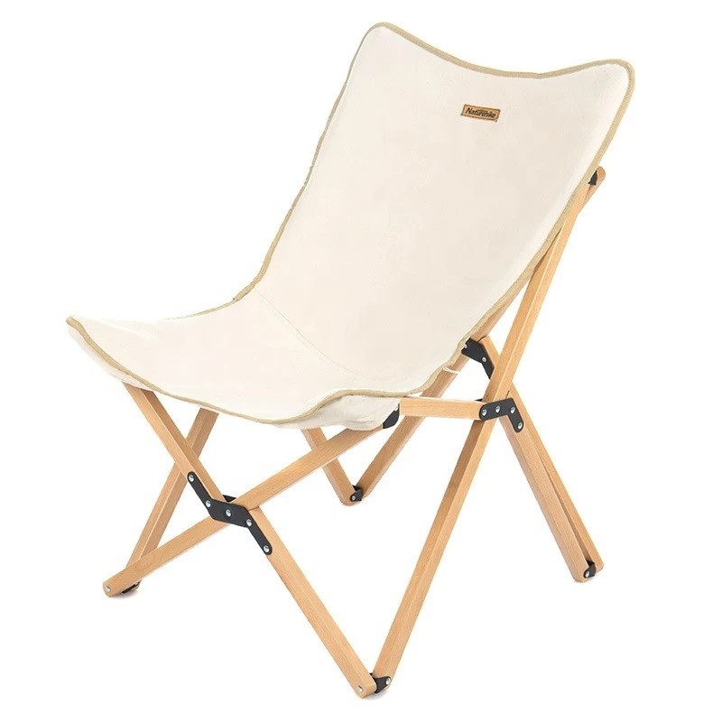 Ghế xếp có tựa lưng khung gỗ Naturehike Foldable Ultralight Camping Chair NH19JJ008