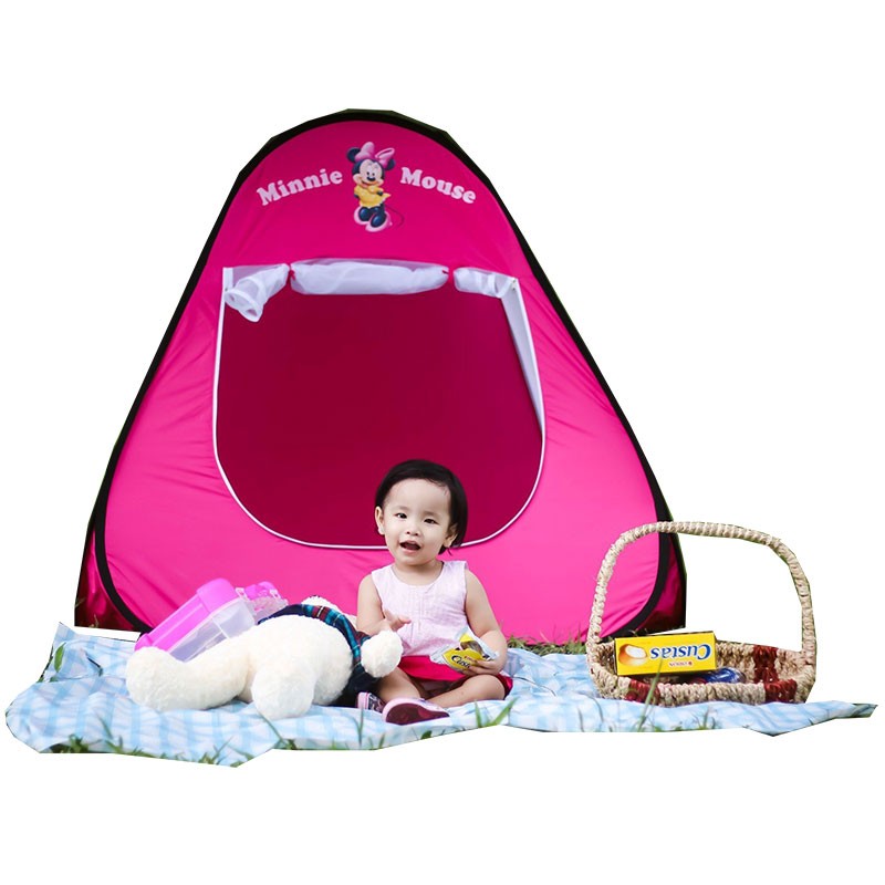 Lều Trẻ Em Tự Bung chuột Mickey màu hồng